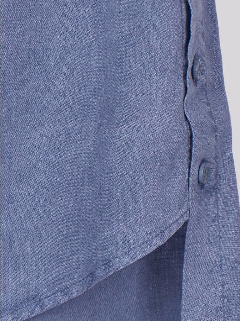 Bella Dahl Side Button skirt blue