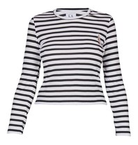 Zoe Karssen Definitely abgeschnitten Sweatshirt weiß