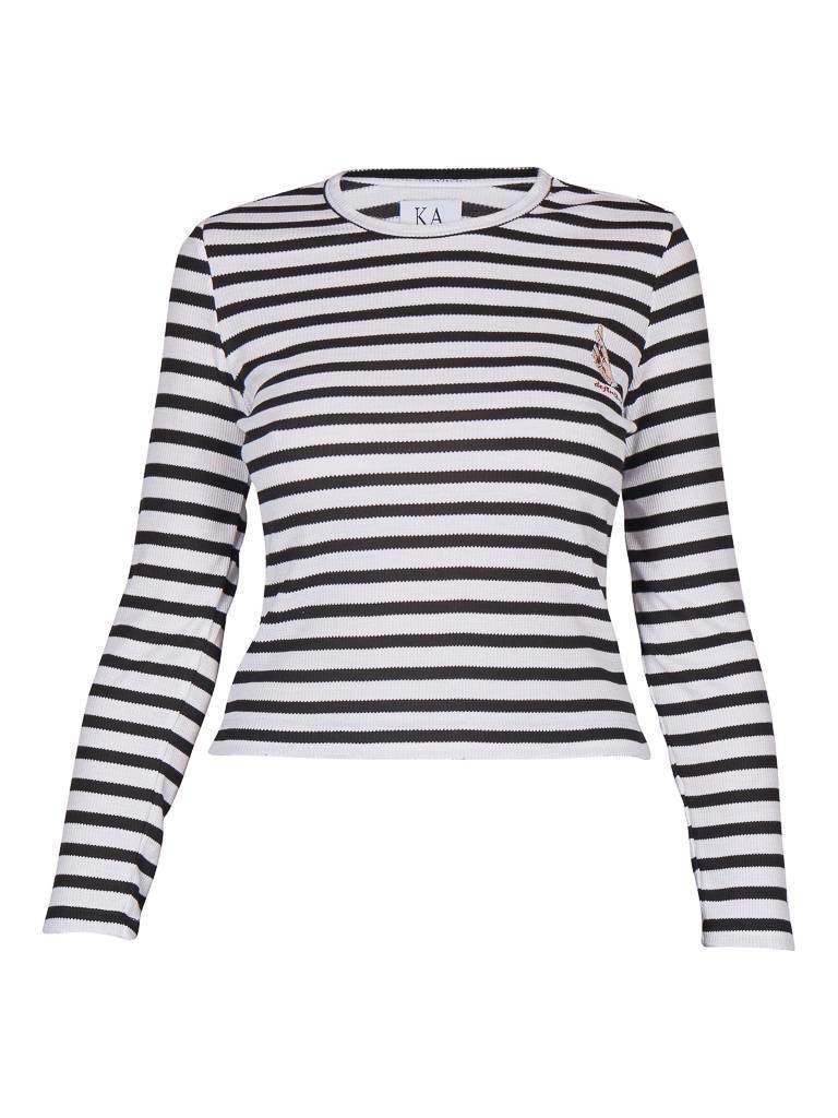 Zoe Karssen Definitely cropped sweater wit