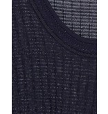 M Missoni Lurex v-hals top donkerblauw