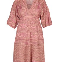 M Missoni V-neck dress soft pink