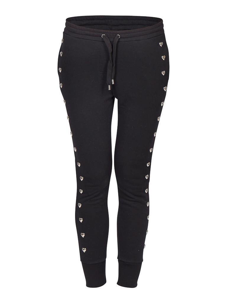 Zoe Karssen Hearts sweatpants zwart