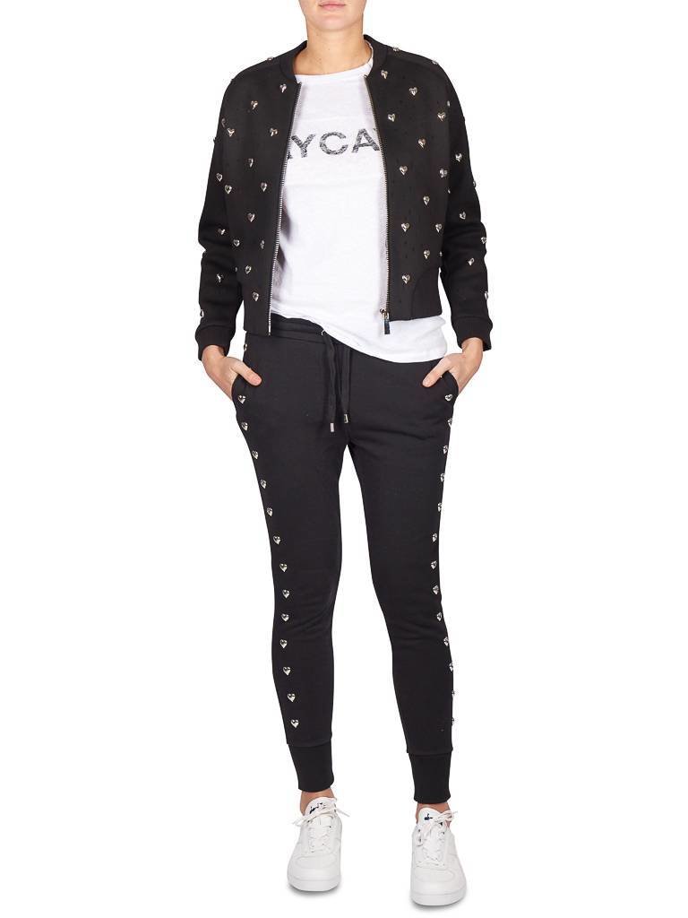 Zoe Karssen Hearts sweatpants black
