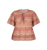 M Missoni Semi-transparent top taupe