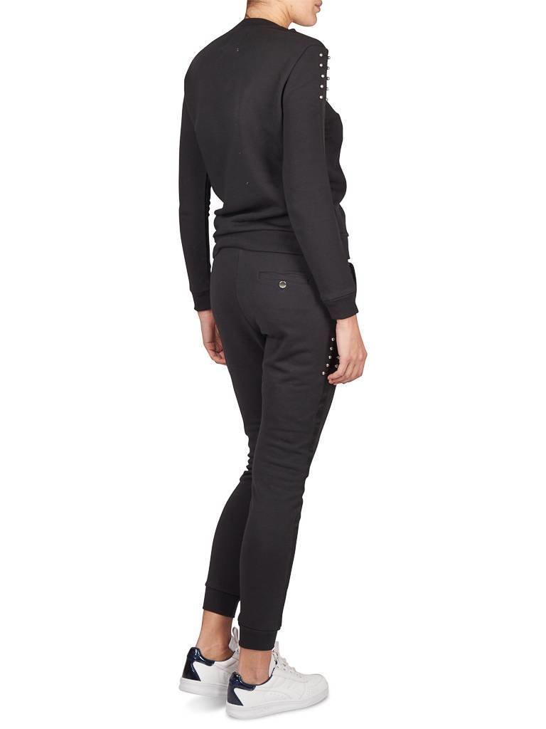 Zoe Karssen Rib cage sweater zwart