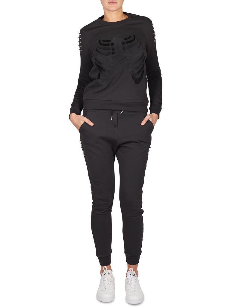 Zoe Karssen Rib cage Sweatshirt schwarz