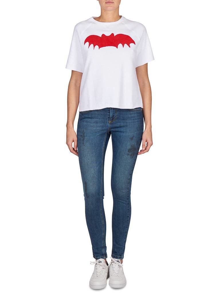 Zoe Karssen Bat top white