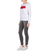 Zoe Karssen Bat Sweatshirt weiß