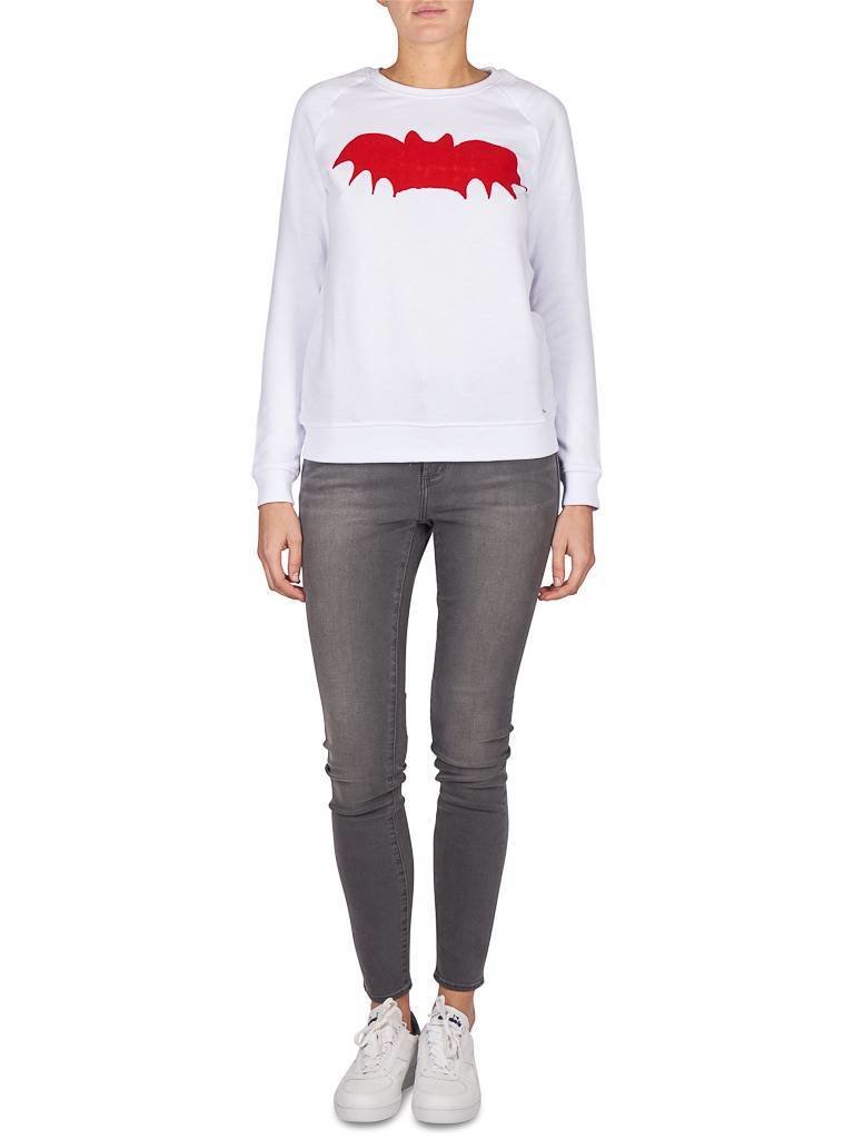 Zoe Karssen Bat Sweatshirt weiß