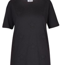 Zoe Karssen Stars all over T-Shirt schwarz