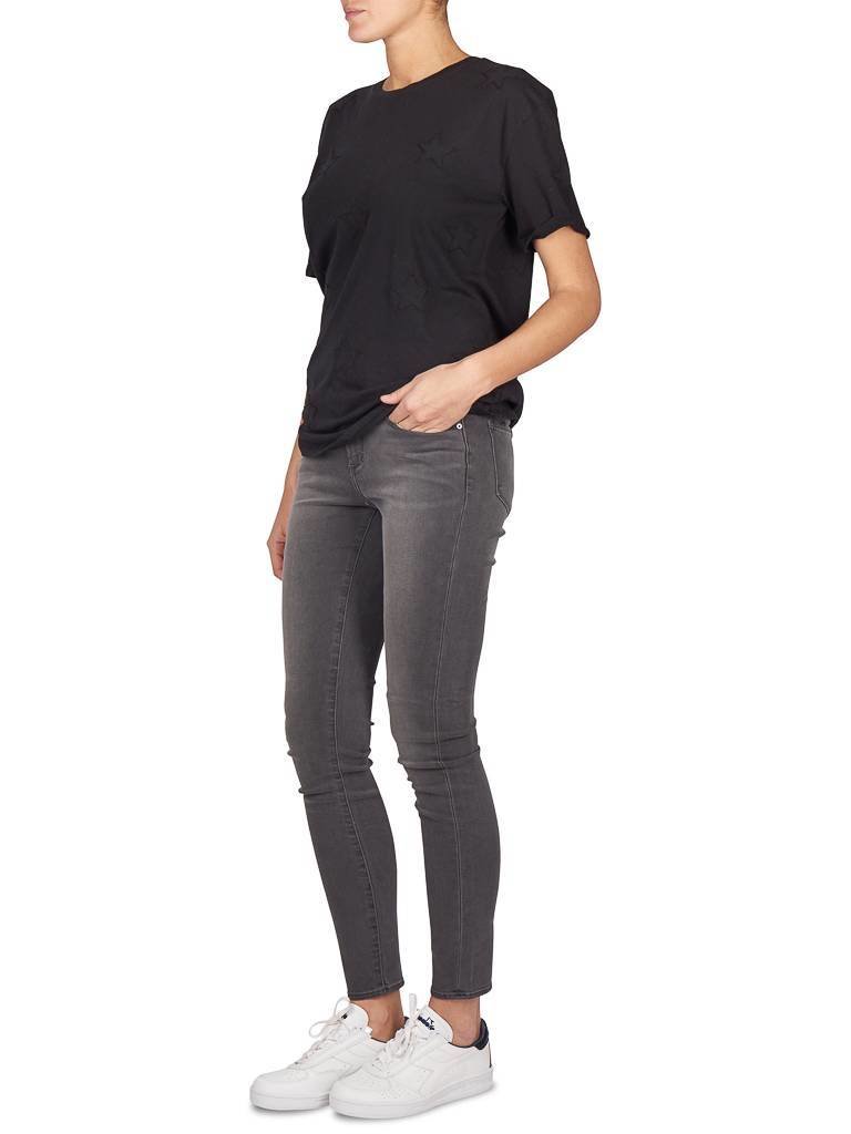 Zoe Karssen Stars all over t-shirt zwart