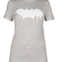 Zoe Karssen Bat Boyfriend T-Shirt grau