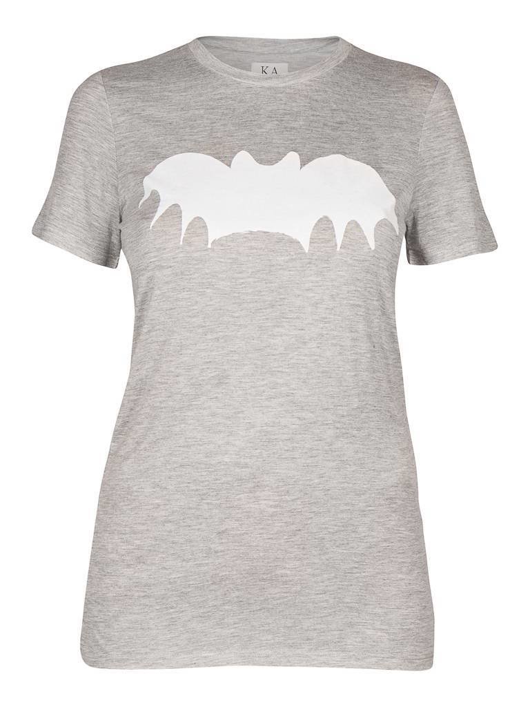 Zoe Karssen Bat Boyfriend T-Shirt grau