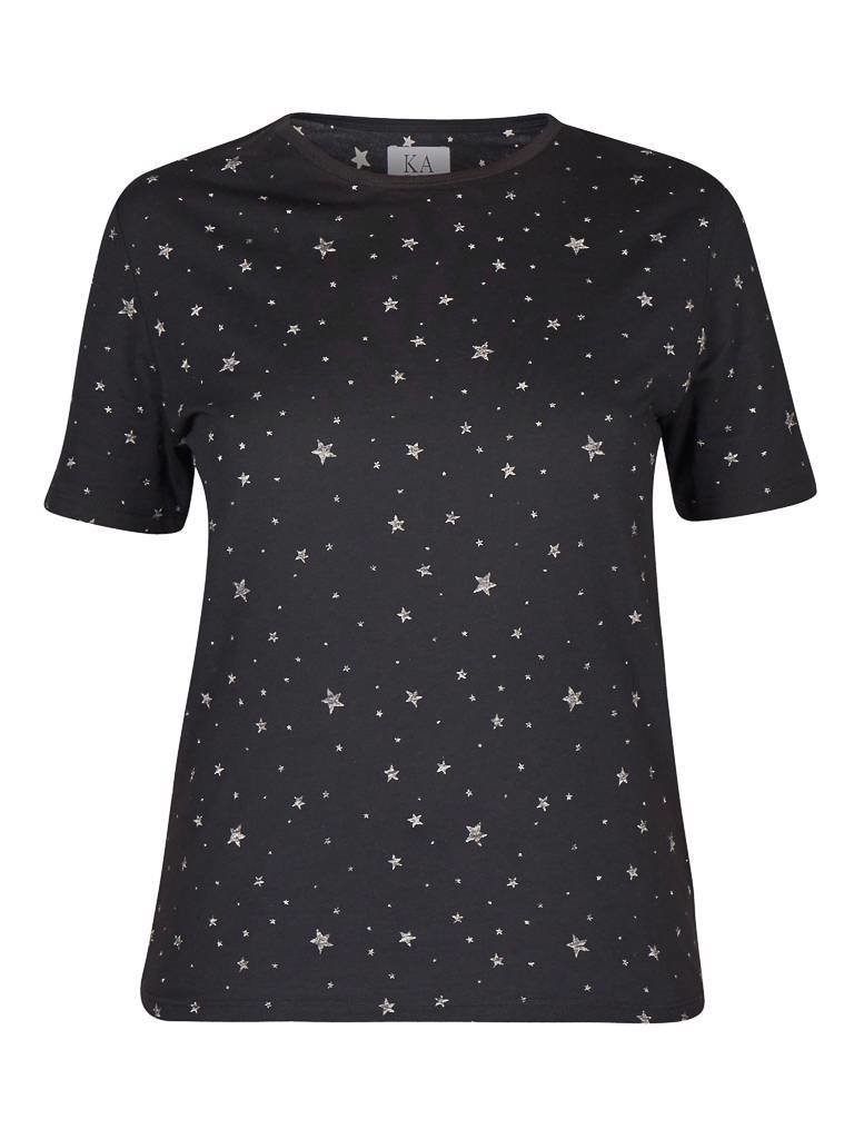 Zoe Karssen Tee with stars black