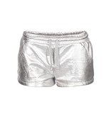 Zoe Karssen Silver foil Shorts silber