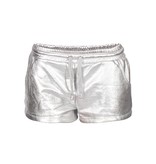 Zoe Karssen Silver foil shorts zilver
