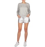 Zoe Karssen Silver foil shorts zilver