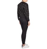 Zoe Karssen Hearts all over bomber jacket black