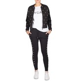 Zoe Karssen Hearts all over Bomberjacke schwarz