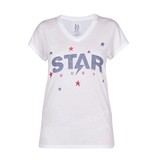 Zoe Karssen Star Dust tee white