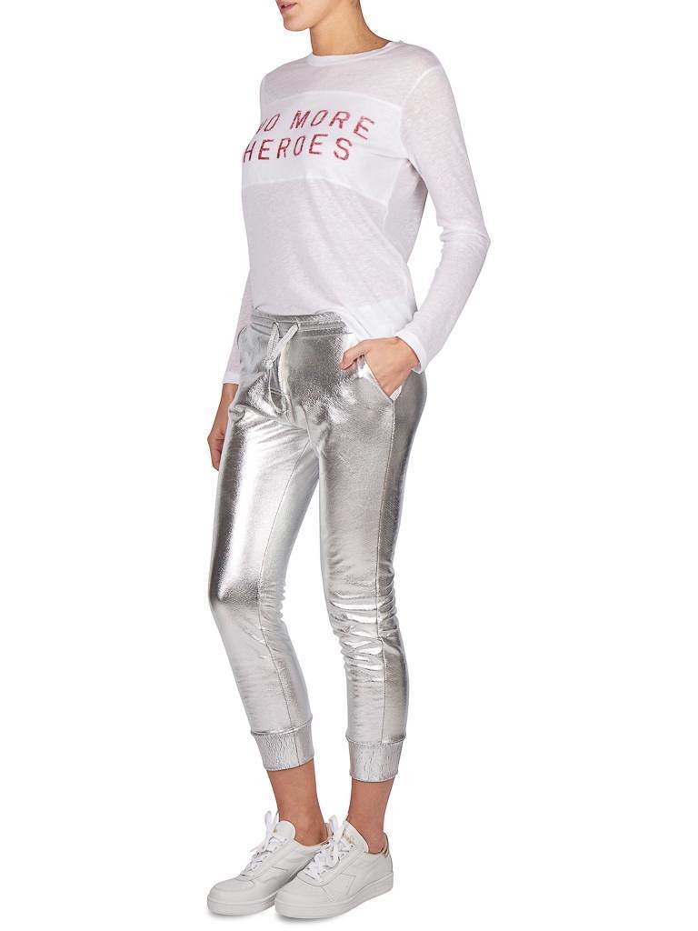 Zoe Karssen No more heroes tee white