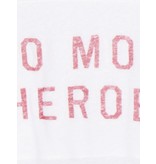 Zoe Karssen No more heroes t-shirt wit