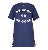 Zoe Karssen Be good or be gone Kleid dunkelblau