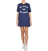 Zoe Karssen Be good or be gone Kleid dunkelblau