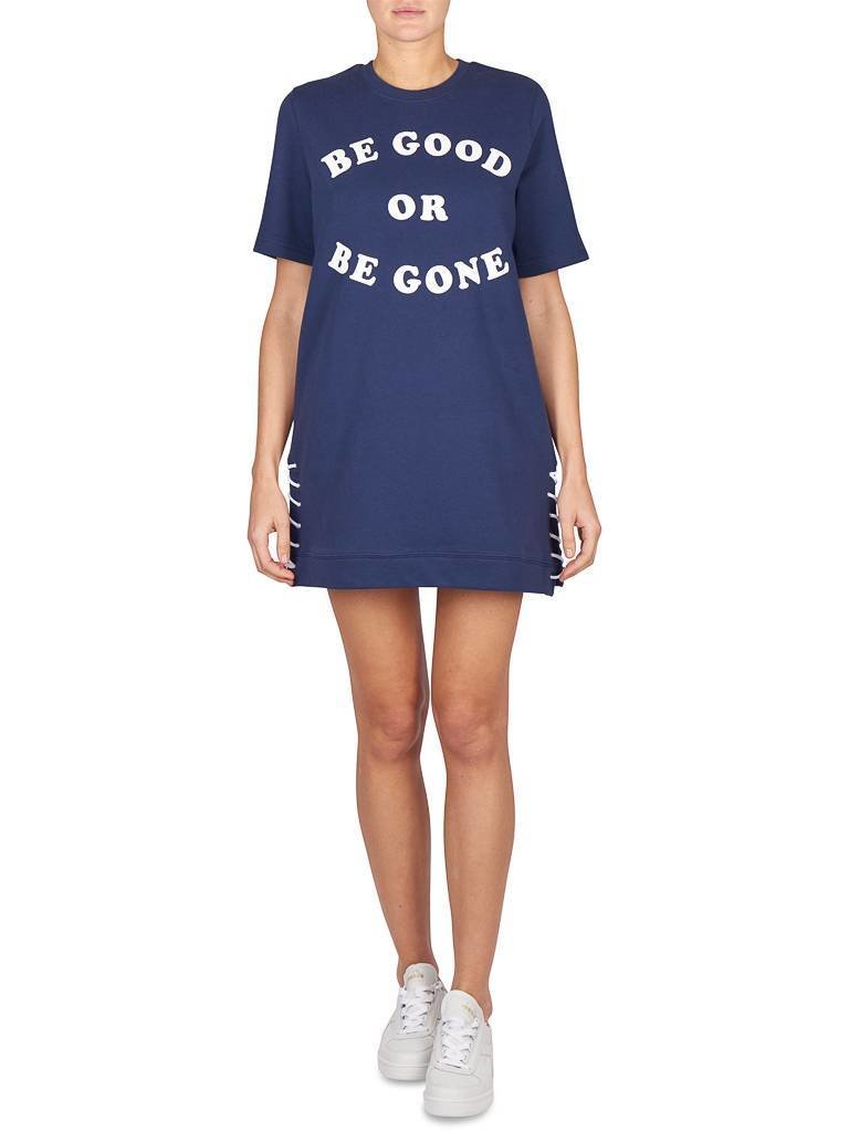 Zoe Karssen Be good or be gone Kleid dunkelblau