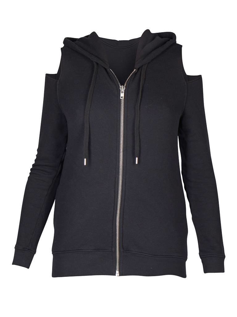 Zoe Karssen Doing well raising hell cardigan black