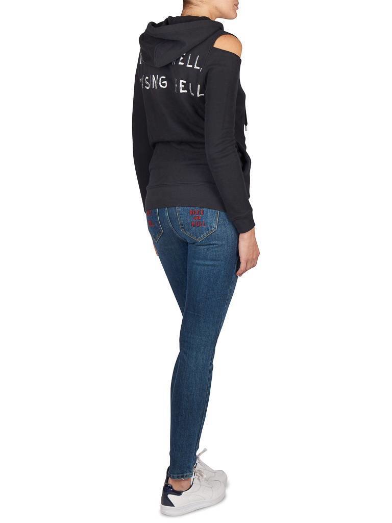 Zoe Karssen Doing well raising hell vest zwart