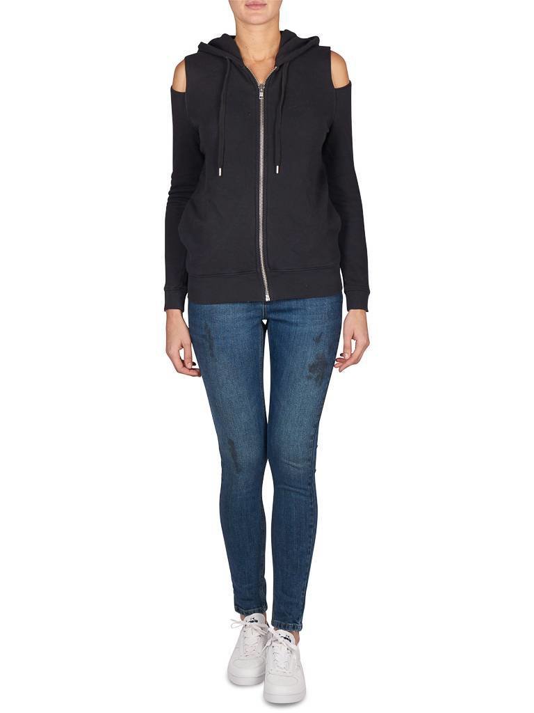 Zoe Karssen Doing well raising hell cardigan black