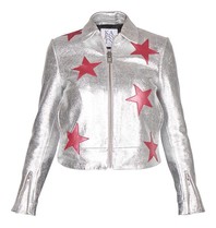 Zoe Karssen Jacket with stars silver