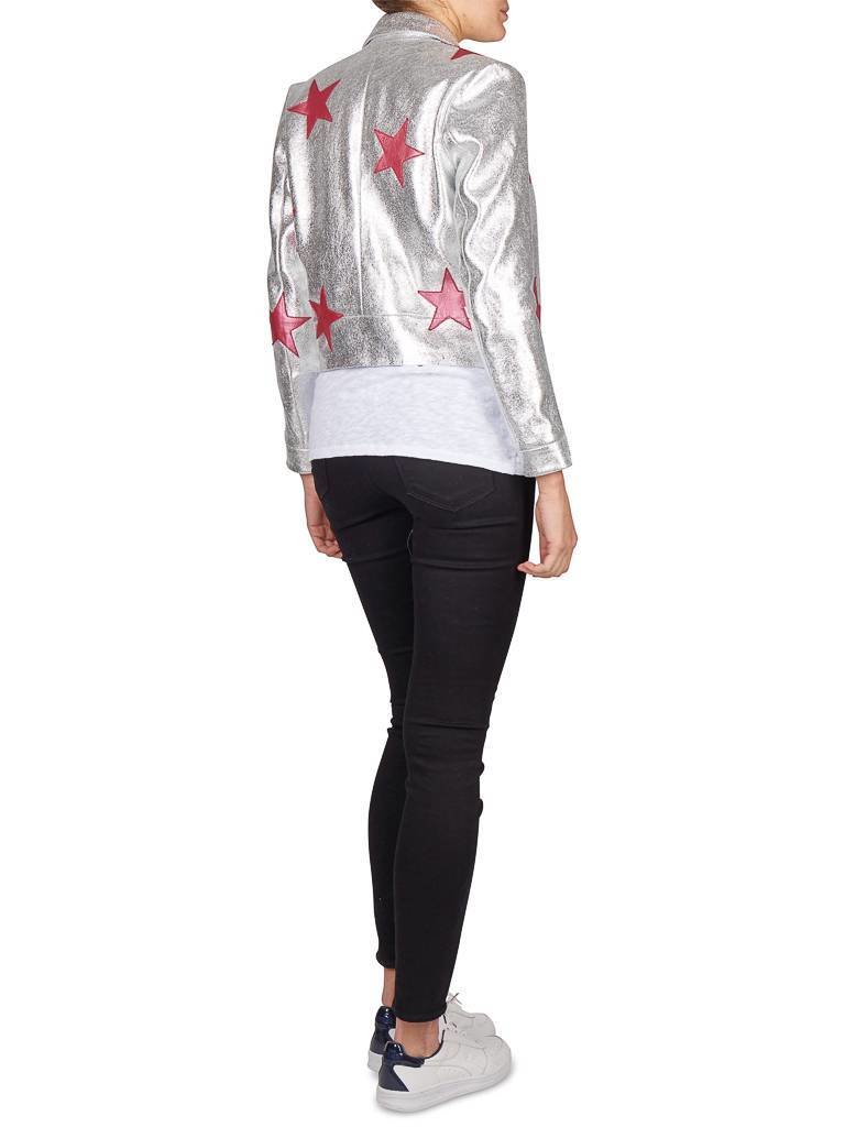 Zoe Karssen Jacket with stars silver