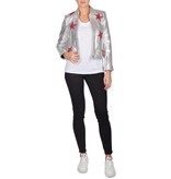 Zoe Karssen Jacke mit Sternen silber