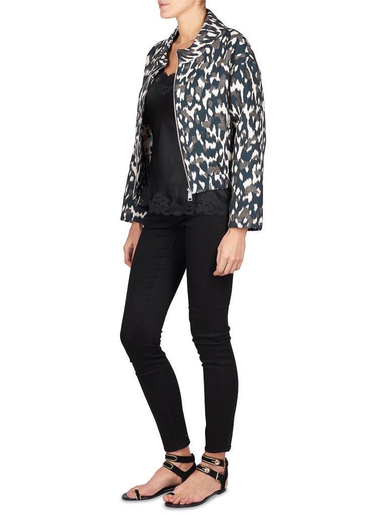 Áeron Bomberjack met print multicolor