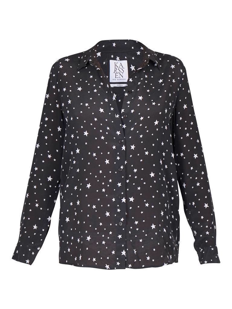Zoe Karssen Stars all over blouse black