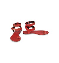 Pierre Balmain Sandalen met enkelband rood