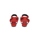 Pierre Balmain Sandalen mit Fußring rot