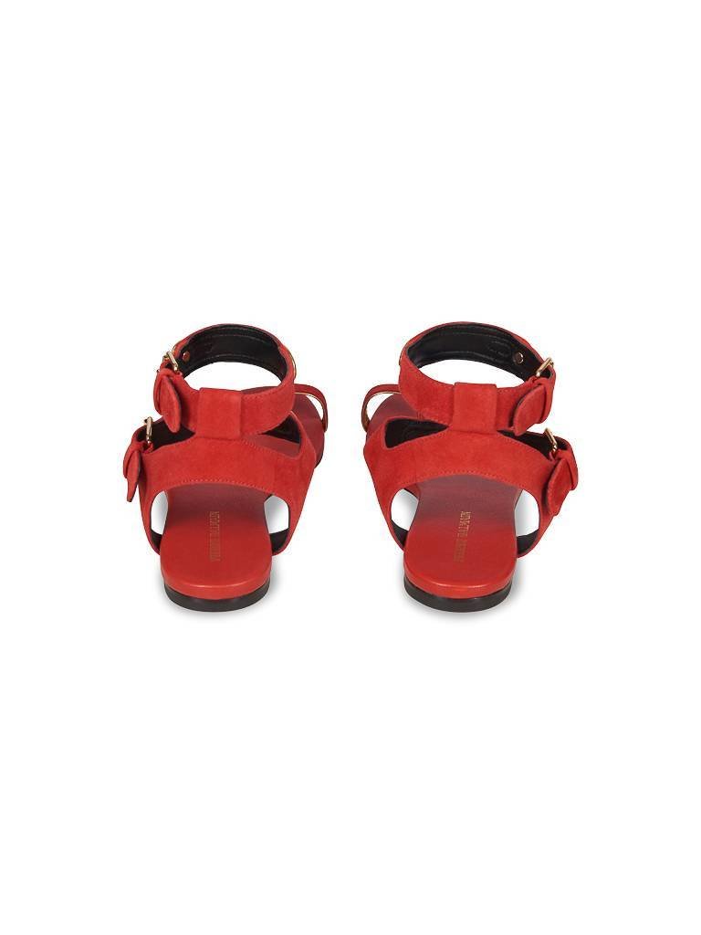 Pierre Balmain Sandals with ankle strap red