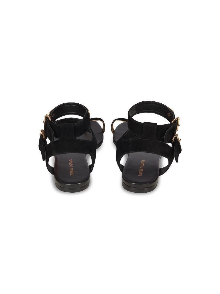 Pierre Balmain Sandalen mit Fußring schwarz