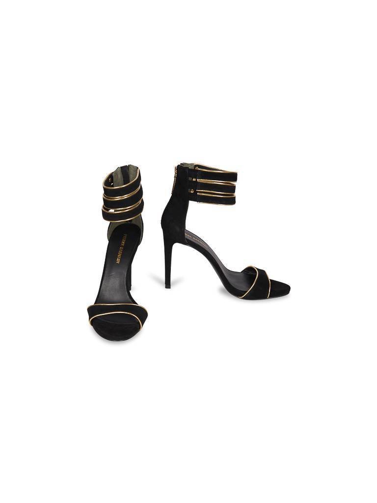 Pierre Balmain Sandalen met high heels zwart