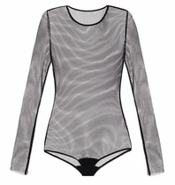 Elisabetta Franchi Fishnet body zwart