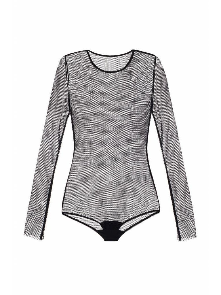 Elisabetta Franchi Fishnet Body schwarz