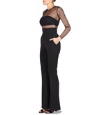 Elisabetta Franchi Fishnet body black