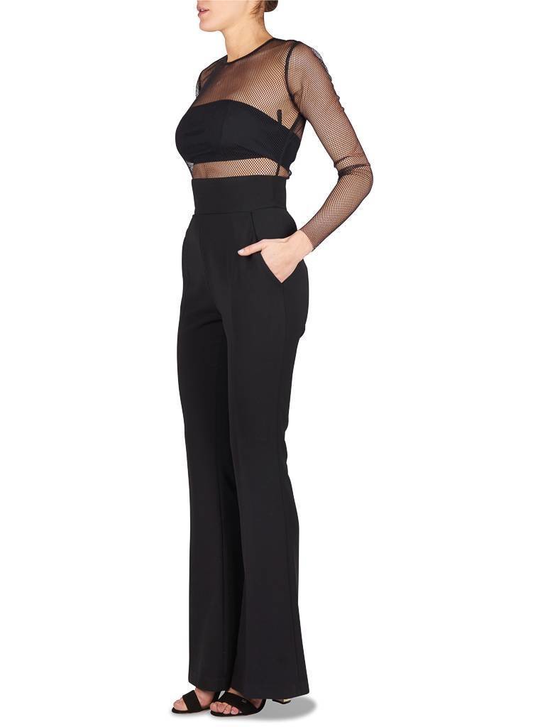 Elisabetta Franchi Fishnet body zwart