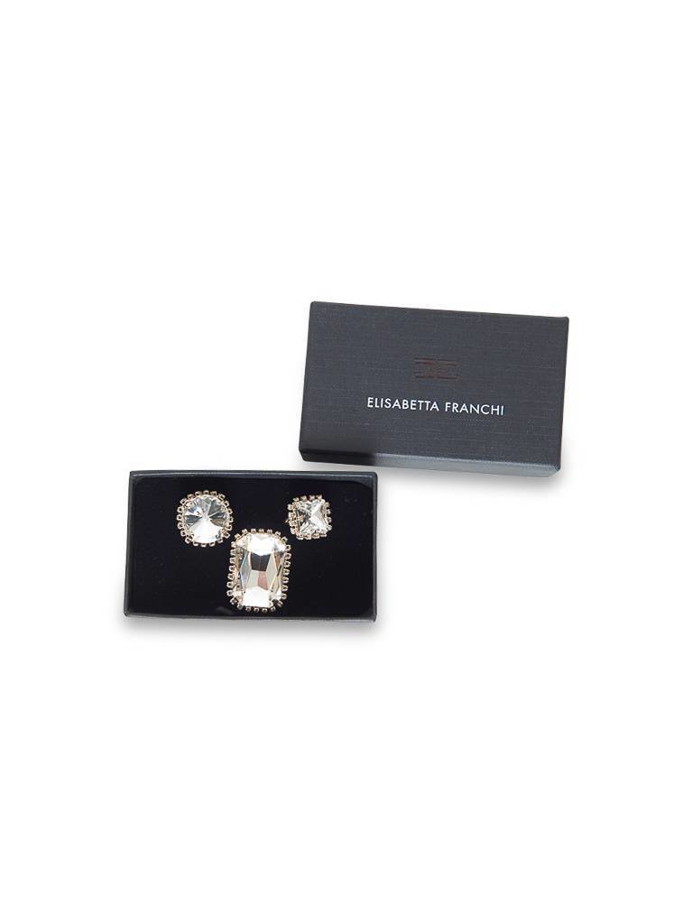 Elisabetta Franchi Set of 3 rings silver