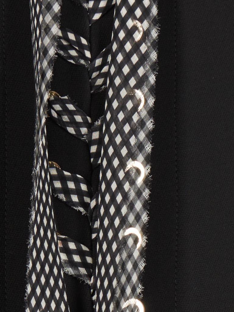 Elisabetta Franchi A-lijn mini jurk zwart