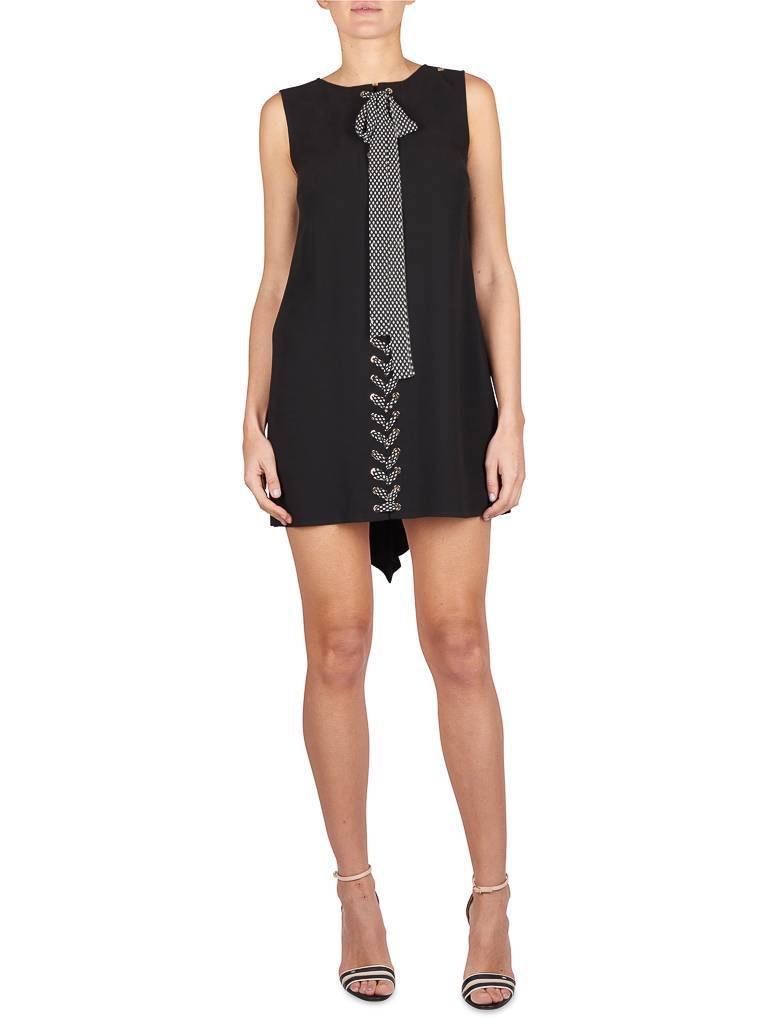 Elisabetta Franchi A-lijn mini jurk zwart