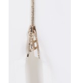 Elisabetta Franchi One-shoulder mini dress white